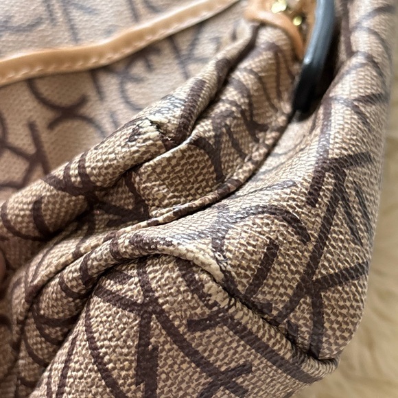Calvin Klein Tan Monogram Backpack main image 9
